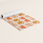 Retro Sunglasses - Retro Sunshine on Cream Yoga Mat Gallery Image 2