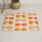 Retro Sunglasses - Retro Sunshine on Cream Rug Gallery Image 1