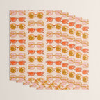 Retro Sunglasses - Retro Sunshine on Cream Wrapping Paper Gallery Image 3