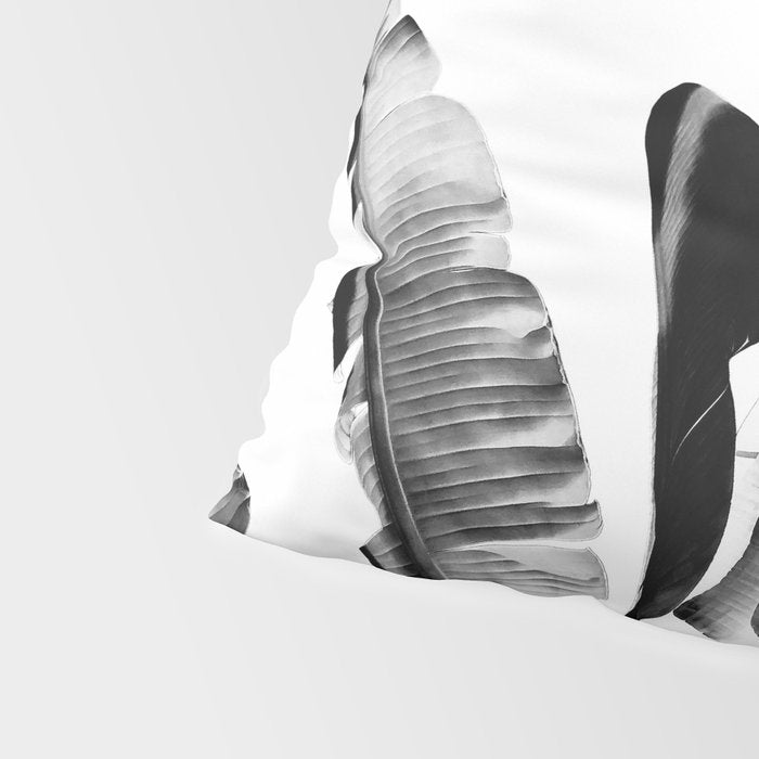 Traveler palm - bw Pillow Sham Gallery Image 4