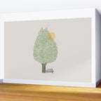 Cat and Plant 61: Cat Tree Wall Mural Gallery Image 2