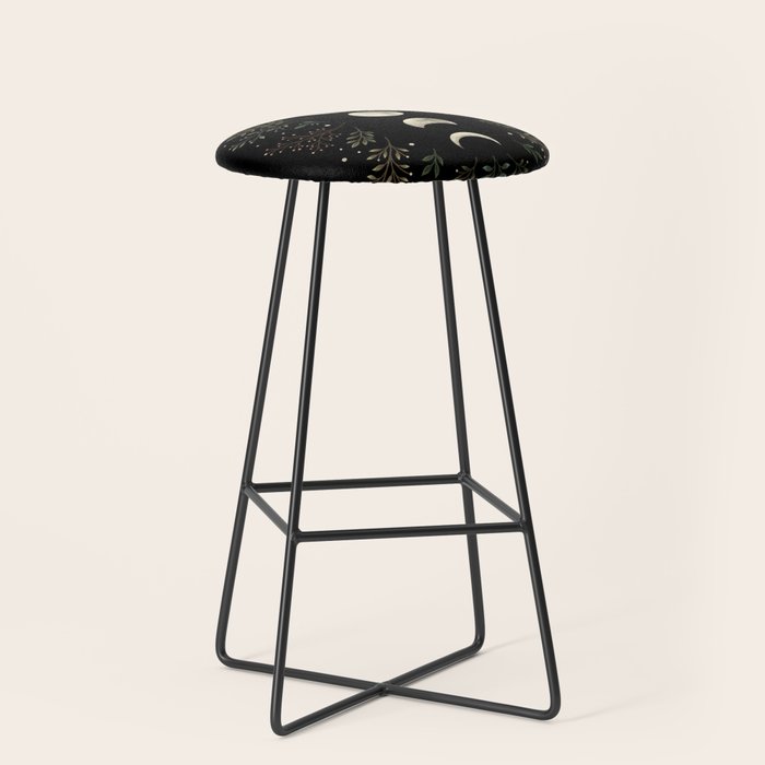 Moonlight Garden - Olive Green Stool Gallery Image 1