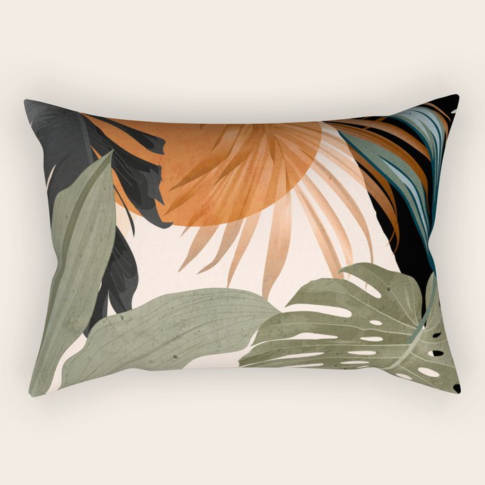 Jungle Abstract 14 Rectangular Pillow Gallery Image 1