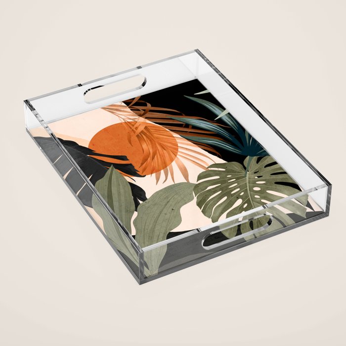 Jungle Abstract 14 Acrylic Tray Gallery Image 1