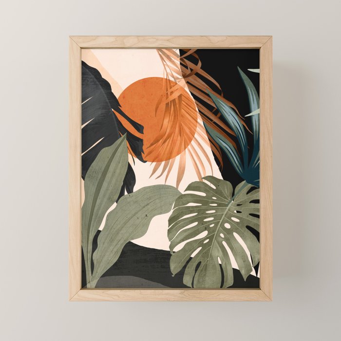 Jungle Abstract 14 Mini Art Print Gallery Image 1