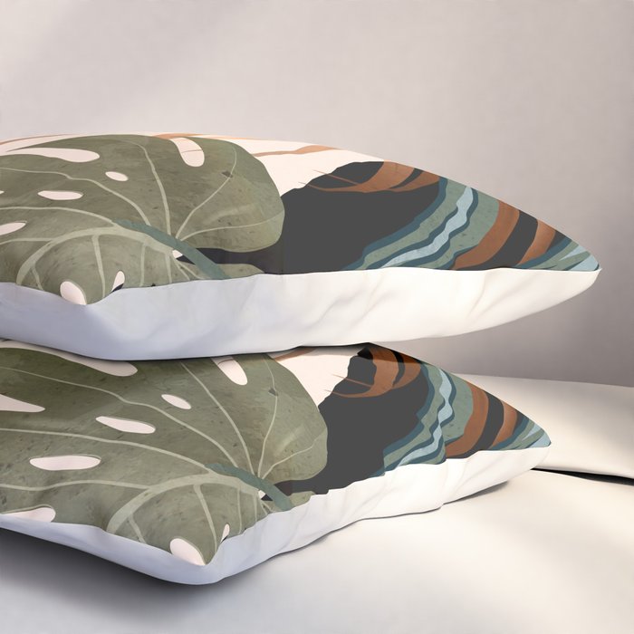 Jungle Abstract 14 Pillow Sham Gallery Image 3
