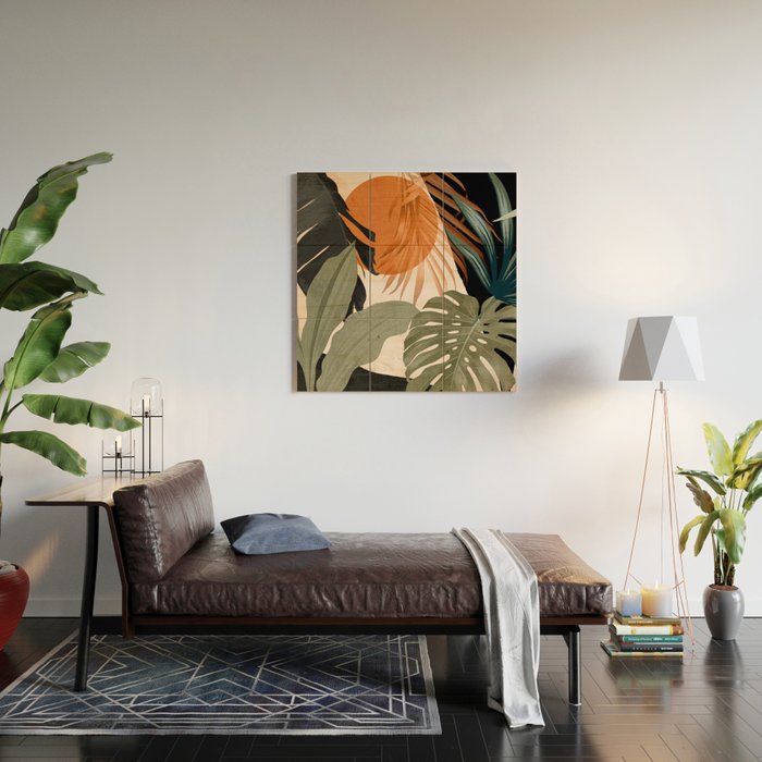 Jungle Abstract 14 Wood Wall Art Gallery Image 2