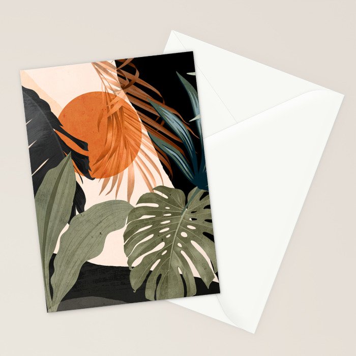 Jungle Abstract 14 Stationery Card Gallery Image 2