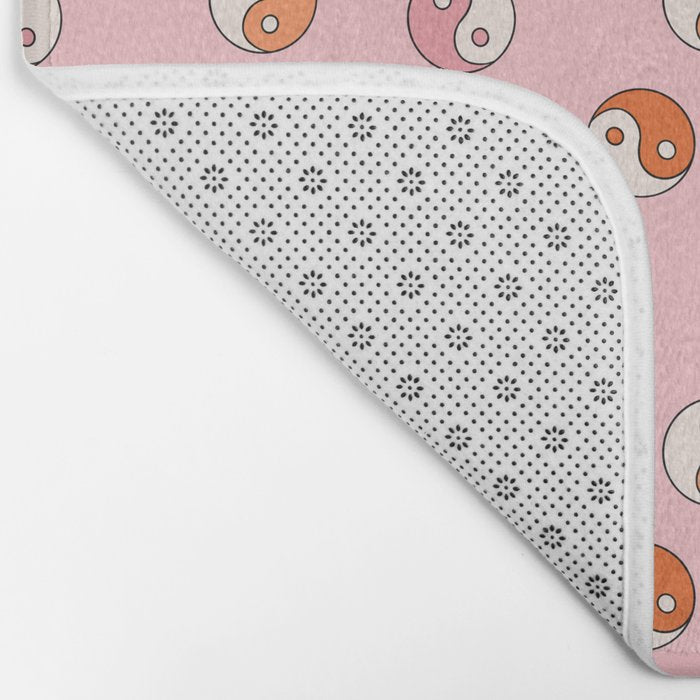 Rainbow Yin Yang Print Bath Mat Gallery Image 2