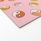 Rainbow Yin Yang Print Welcome Mat Gallery Image 2
