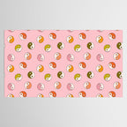 Rainbow Yin Yang Print Tablecloth Gallery Image 2