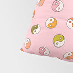 Rainbow Yin Yang Print Pillow Sham Gallery Image 4