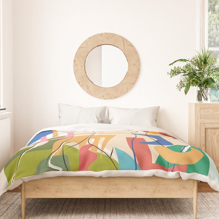 Abstract Woman 09 Duvet Cover Gallery Image 3