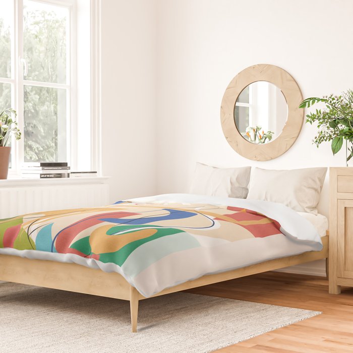 Abstract Woman 09 Duvet Cover Gallery Image 2