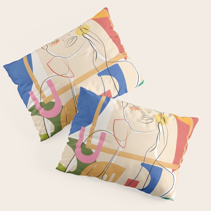 Abstract Woman 09 Pillow Sham Gallery Image 3