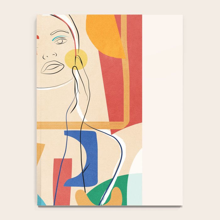 Abstract Woman 09 Notebook Gallery Image 4