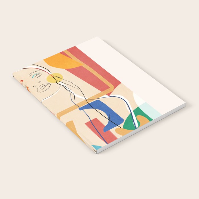 Abstract Woman 09 Notebook Gallery Image 2