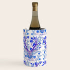 Floral Antlers - Blue Palette Wine Chiller Gallery Image 2