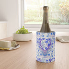 Floral Antlers - Blue Palette Wine Chiller Gallery Image 4