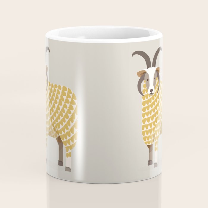 Whimsical Jacob Sheep Coffee Mug Gallery Image 4