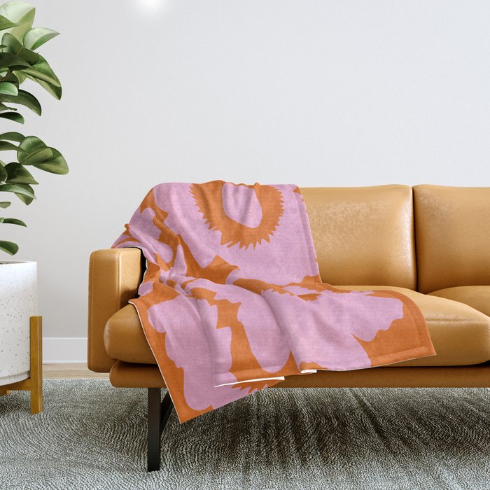 Floral Frenzy Throw Blanket Gallery Image 1