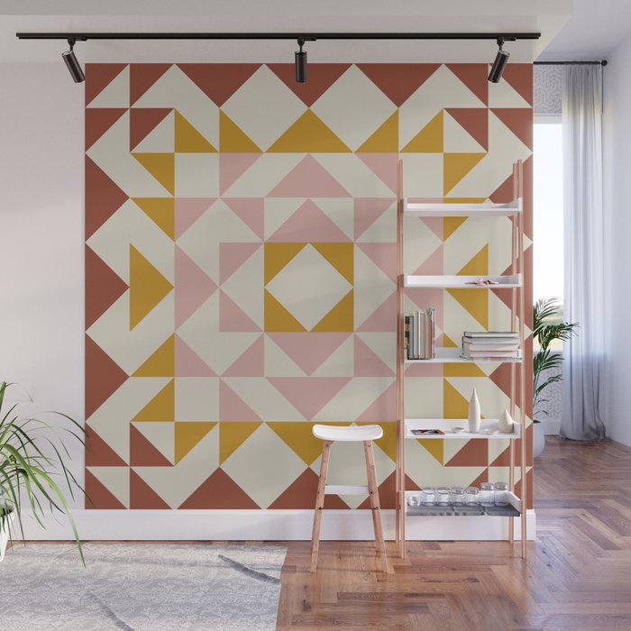 Autumn Quilt Wall Mural Gallery Image 1