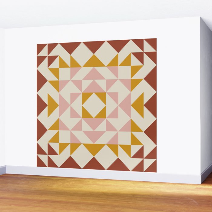 Autumn Quilt Wall Mural Gallery Image 2