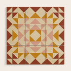 Autumn Quilt Wood Wall Art Gallery Image 1