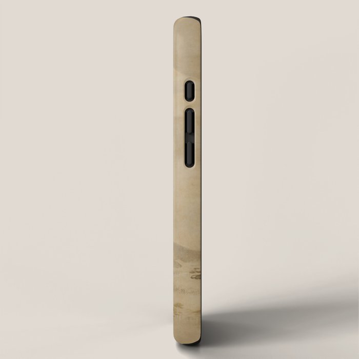 Japanese Edo Period Landscape Scroll of Mount Fuji - Kano Tanyu iPhone Case Gallery Image 2