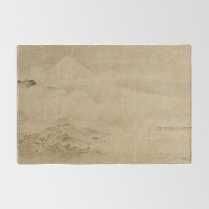 Japanese Edo Period Landscape Scroll of Mount Fuji - Kano Tanyu Rug Gallery Image 2