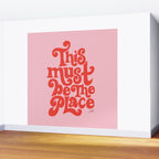 This Must Be The Place (Pink/Red Palette) Wall Mural Gallery Image 2