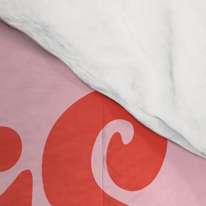 This Must Be The Place (Pink/Red Palette) Comforter Gallery Image 4