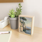 Cliff Impressionist Painting Mini Art Print Gallery Image 2