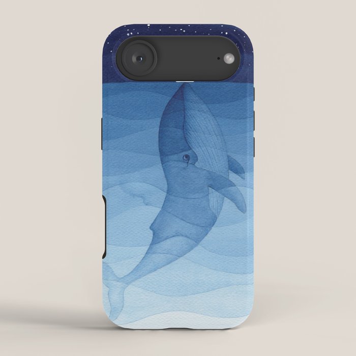 Whale blue ocean iPhone Case Gallery Image 2