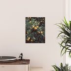 Oranges | Moody colorful travel photography | Botanical green wall with oranges Poster Gallery Image 2