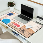 Abstract Mixed Media Collage #1 Desk Mat Gallery Image 2