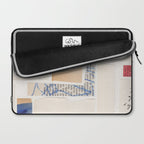 Abstract Mixed Media Collage #1 Laptop Sleeve Gallery Image 2