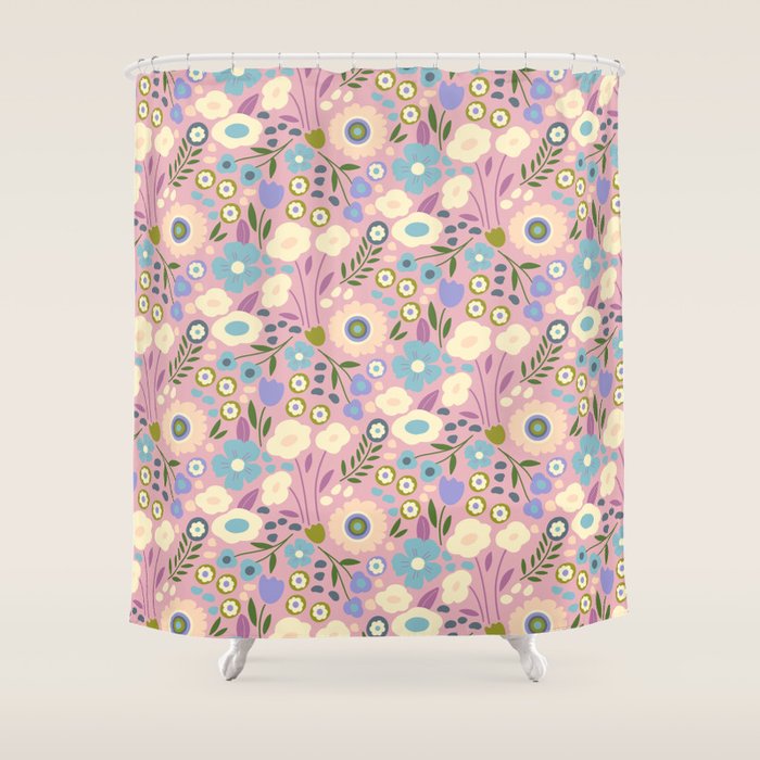 Whimsy Floral  Shower Curtain Gallery Image 1
