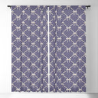 Bows & Ribbons Pattern XXXIII Neutral Lavender Purple Window Curtain Gallery Image 5