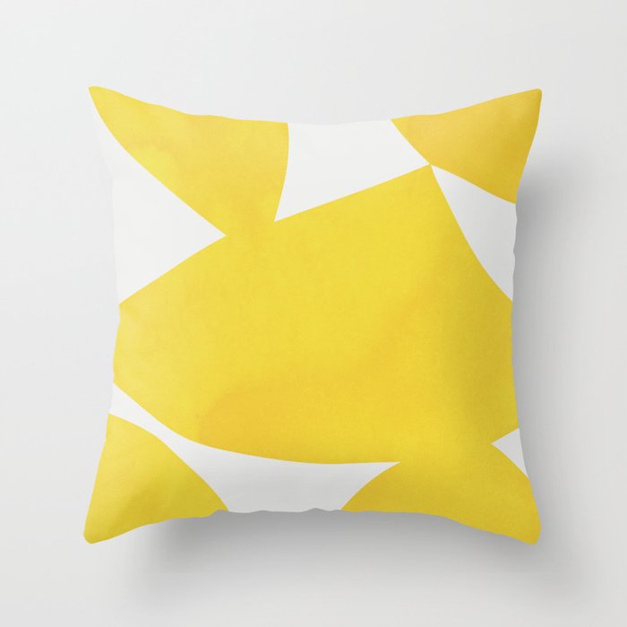 Close to Yellow 02 Throw Pillow Gallery Image 1