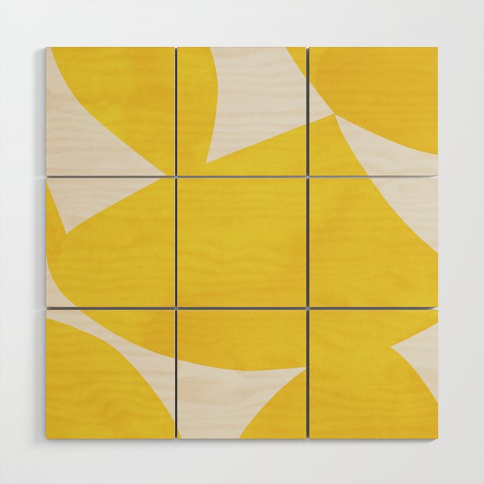 Close to Yellow 02 Wood Wall Art Gallery Image 1