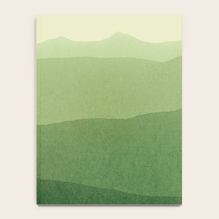 gradient landscape green Notebook Gallery Image 4