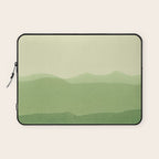 gradient landscape green Laptop Sleeve Gallery Image 1