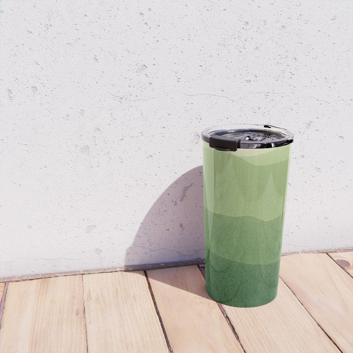 gradient landscape green Travel Mug Gallery Image 4