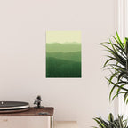 gradient landscape green Poster Gallery Image 2