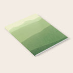 gradient landscape green Notebook Gallery Image 2