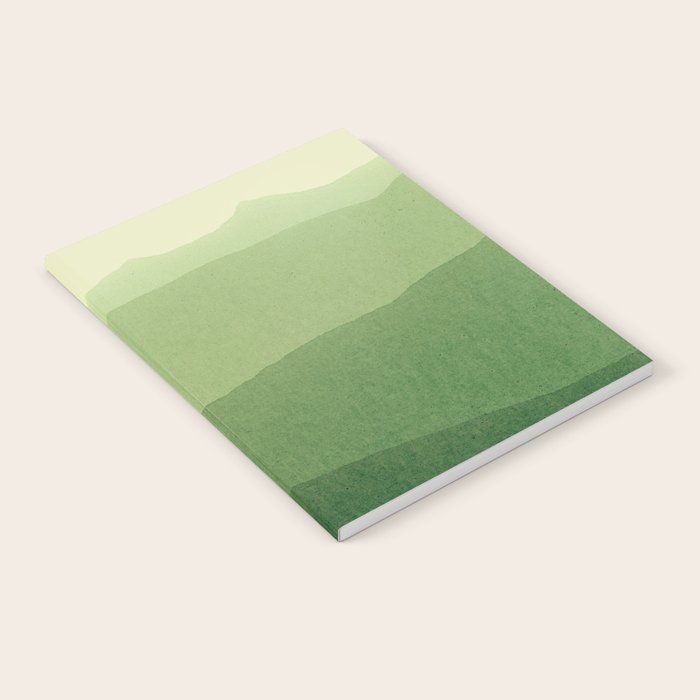gradient landscape green Notebook Gallery Image 1