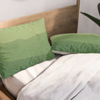 gradient landscape green Pillow Sham Gallery Image 2