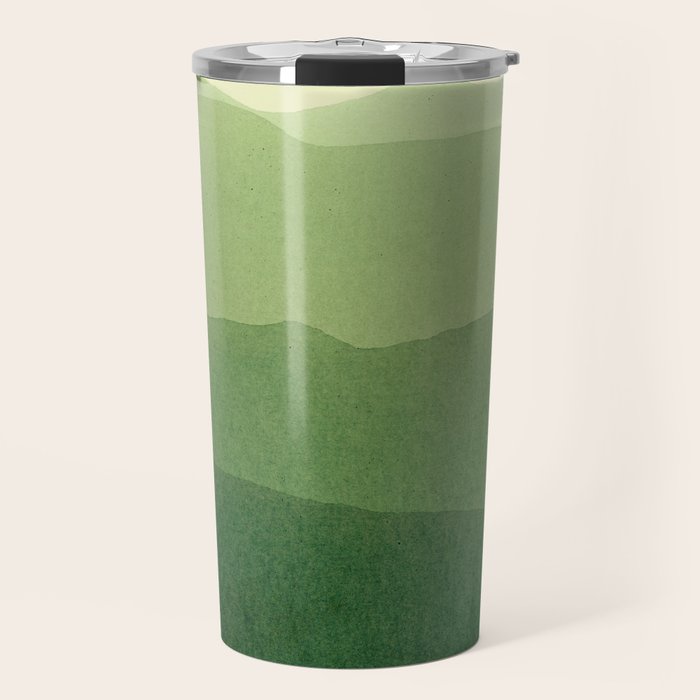gradient landscape green Travel Mug Gallery Image 1