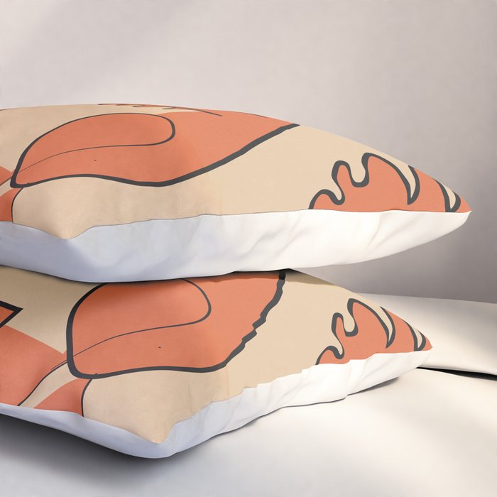 Abstract Faces 10 Pillow Sham Gallery Image 3